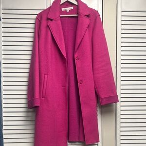 Kenneth Cole New York Vibrant Pink Trench Coat
